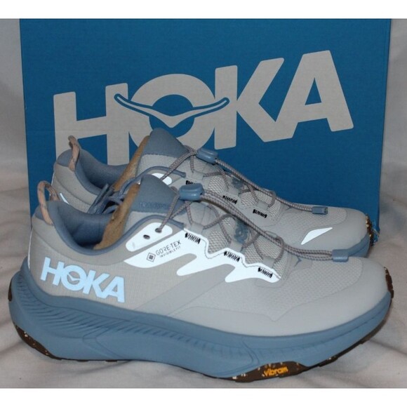 Hoka‎ Women's Transport GTX Running Shoes ISK WHITE BLUE Sneakers NIB - Picture 5 of 8